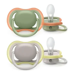 2 ciucci ultra air 6-18 mesi colore verde/grigio – philips avent