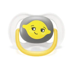 2 ciucci ultra air collection 6-18 mesi decorazione limone/arancia – philips avent
