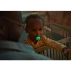 2 ciucci ultra air night time 6-18 mesi decorazione stella/luna – philips avent