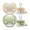 2 ciucci ultra soft 0-6 mesi colore arancione/verde – philips avent