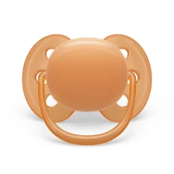 2 ciucci ultra soft 6-18 mesi colore viola/arancione – philips avent