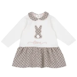 Abito m/l pois e coniglio – chicco