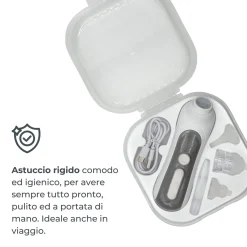 Aspiratore nasale elettrico con batteria ricaricabile nuvitamed