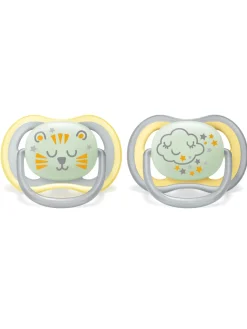 Avent – 2 succhietti ultra air night 18m+ no deco neutro