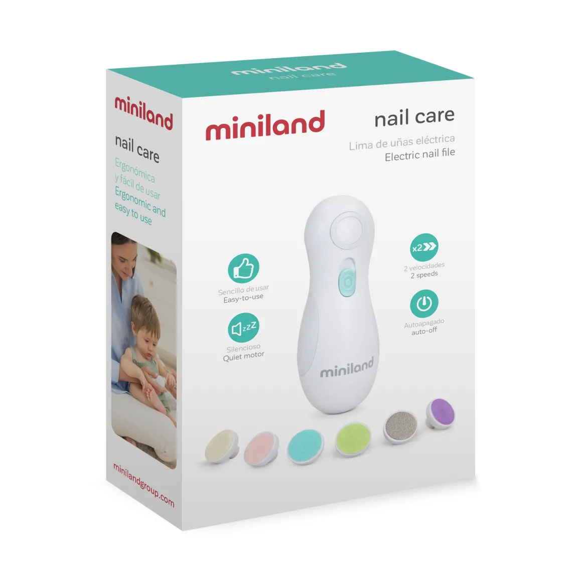 Baby nail trimmer – taglia unghie elettrico – miniland