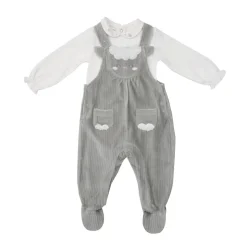 Barboteuse con body bimba “pecorella”