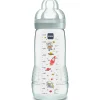 Biberon easy active baby bottle 330 ml 4+ mesi, tettarella misura 3 piatta e simmetrica, neutro – mam