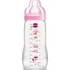 Biberon easy active baby bottle 330 ml 4+ mesi, tettarella misura 3 piatta e simmetrica, rosa – mam