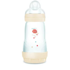 Biberon easy start 260ml bio-circolare conf. singola beige – mam