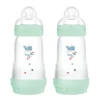 Biberon easy start 260ml bio-circolare conf. doppia verde – mam