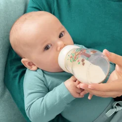 Biberon feel good 170 ml in vetro +0 mesi con tettarella misura 1, neutro – mam