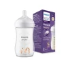 Biberon natural con tettarella a risposta naturale decorazione giraffe da 260 ml 1m+ | senza bpa – philips avent
