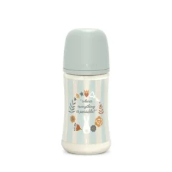 Biberon wonderland 270 ml flusso medio azzurro – suavinex