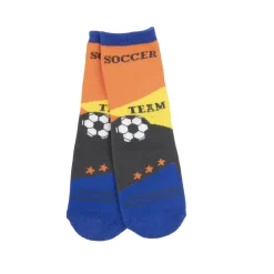 Calze antiscivolo bimbo blu “soccer”