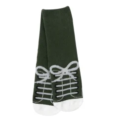 Calze antiscivolo bimbo verde “sneaker”