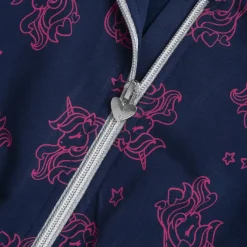 Cardigan fleece blu fantasia unicorno – chicco