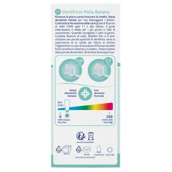 Chicco – dentifricio mela banana 6m+ con fluoro