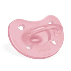 Chicco – physioforma gommotto rosa in silicone 2 pezzi | 6-16 mesi