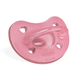 Chicco – physioforma gommotto rosa in silicone 2 pezzi | 6-16 mesi