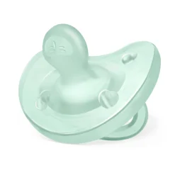 Chicco – physioforma gommotto azzuro/verde in silicone 2 pezzi | 2-6 mesi