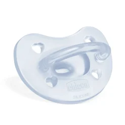 Chicco – physioforma gommotto azzuro/verde in silicone 2 pezzi | 2-6 mesi