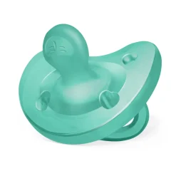 Chicco – physioforma gommotto blu/verde in silicone 2 pezzi | 6-16 mesi