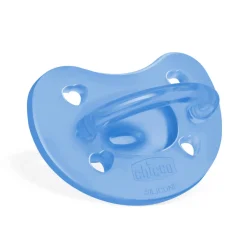 Chicco – physioforma gommotto blu/verde in silicone 2 pezzi | 6-16 mesi