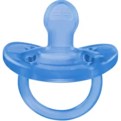Chicco – physioforma gommotto blu/verde in silicone 2 pezzi | 6-16 mesi