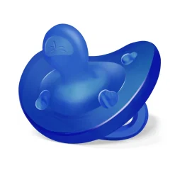 Chicco – physioforma gommotto blu/verde in silicone 2 pezzi| 16-36 mesi