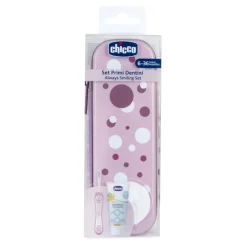 Chicco – set dentale 6m+ lilla