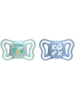 Chicco 2 succhietti physio light sil 6-16m azzurro