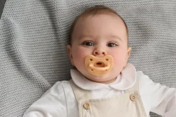 Chicco gommotto silicone luxe 16-36m 2pz arancio/trasparente