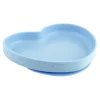 Chicco piatto cuore silicone blu 9m+