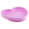 Chicco piatto cuore silicone rosa 9m+