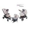 Chicco trio stylego up crossover beige con oasys i-size con bebècare integrato