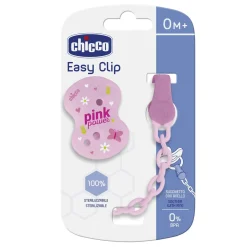 Clip con catenella chicco colori assortiti