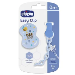Clip con catenella chicco colori assortiti