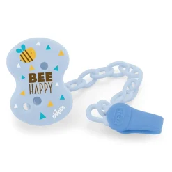 Clip con catenella chicco colori assortiti