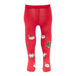 Collant bimba rosse “christmas”