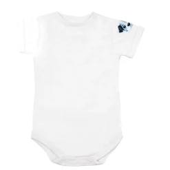 Completo bimbo body + salopette denim