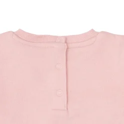 Completo jogging bimba rosa/grigio stampato