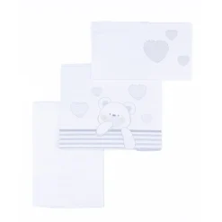 Completo letto 3 pezzi orso grigio – giordani