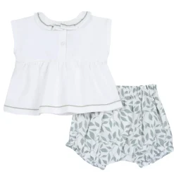 Completo maglietta e pantaloncini, in cotone