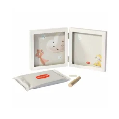 Cornice semplice bianca per impronte e foto del neonato – tiny love