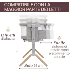 Culla next2me armonia scandinavian – chicco