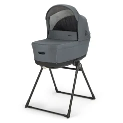 Electa system quattro colore union grey con telaio silver black e seggiolino darwin infant recline – inglesina