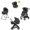 Electa system quattro colore upper black con telaio iridio black e seggiolino darwin infant – inglesina