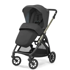 Electa system quattro colore upper black con telaio iridio black e seggiolino darwin infant recline – inglesina