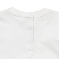 Felpa bimba bianca stampata