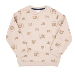 Felpa bimbo beige orsetti